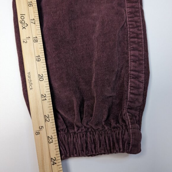 Women’s Boden Corduroy Pants Jogger Style Maroon Size 2P - Picture 6 of 9